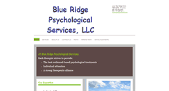 Desktop Screenshot of blueridgepsychological.com