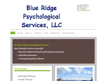 Tablet Screenshot of blueridgepsychological.com